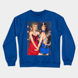 Tifa & Aerith Illustration Crewneck Sweatshirt